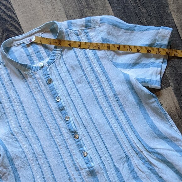 Faherty Linen Gemina Shift Mini Dress - Picture 6 of 7